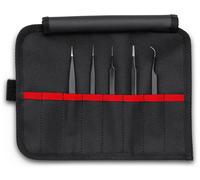 KNIPEX 92 00 01 ESD Jeu de brucelles universelles ESD 5 outils