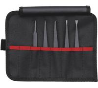 Knipex Jeu de brucelles en plastique ESD 5 outils – 92 00 05 ESD