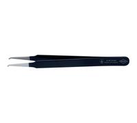 Knipex 92 08 78 ESD Pince brucelle de précision plate, courbée à 45° 120 mm