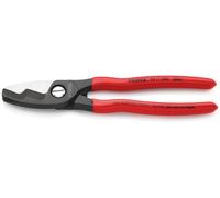 KNIPEX 95 11 200 Coupe-cbles double tranchants gaines en plastique brunie 20...