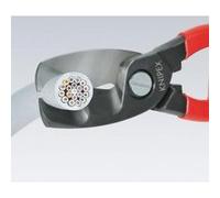 Knipex 95 11 200 Pince coupe-câbles Adapté pour (technique d'isolation) câbles en alu et en cuivre, à 1 ou plusieurs fils 20 mm