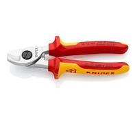 Cisaille Knipex 95 16 165 Coupe-câbles isolées par gaines bi-matière, certifiées VDE 165 mm