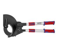 Knipex 95 32 100 Coupe-câble à cliquet Adapté pour (technique d'isolation)