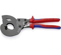 Knipex 95 32 340 SR Coupe-câble à cliquet Adapté pour (technique disolation) câbles armés dacier 32 mm