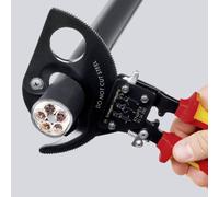 Knipex 95 36 280 Coupe-câble à cliquet Adapté pour (technique d'isolation)