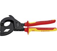 Knipex 95 36 315 A Coupe-câble à cliquet Adapté pour (technique d'isolation) câbles armés d'acier 45 mm 380 mm²