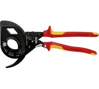 Knipex Coupe-câbles 95 36 320 – cliquet 3 réglages, isolées bi-matière, VDE, Ø coupe 60 mm, 320 mm