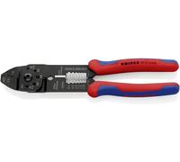 Knipex 97 21 215 B Pince à sertir pour connecteurs mâles ouverts non-isolés 0.5 à 2.5 mm²