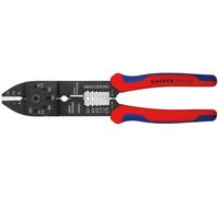 KNIPEX 97 21 215 Pince à sertir avec gaines bi-matière noire laquée 230 mm