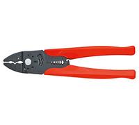 KNIPEX 97 32 225 Pince à sertir brunie avec gaines en plastique 225 mm