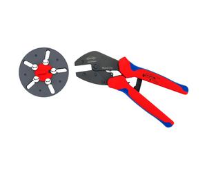 Knipex 97 33 03 Pince À Sertir MultiCrimp Avec Chargeur Interchangeable - MC4 /MC4 EVO2 - 0,25 - 6 Mm²