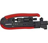Knipex 97 40 20 SB neu Outil de compression adapté pour Connecteur F, Connecteur BNC, Fiche RCA RG59, RG6, RG11