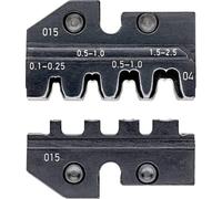 Knipex 97 49 04 Matrice à sertir pour connecteur ouvert, non-isolé Convient pour Largeur du connecteur 2,8/4,8 mm 0.1 à 2.5 mm²