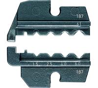 KNIPEX 97 49 61 Jeu de matrices de sertissage pour contacts tournés (Harting)