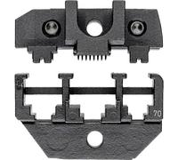 Knipex 97 49 70 Matrice à sertir pour connecteur modulaire (western) RJ10, RJ11, RJ12, RJ45 adapté p