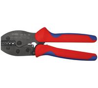 Knipex PreciForce® Pince à sertir brunie, avec gaines bi-matière 220 mm (carte LS/blister) 97 52 38 SB