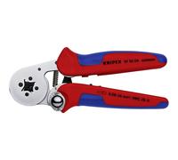 Knipex Pince à sertir 97 55 04 – auto-ajustable avec accès latéral, chromée 180 mm