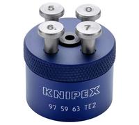 Knipex 97 59 63 TE2 Support de contact pour contacts tournés 0.08 à 2.5 mm²