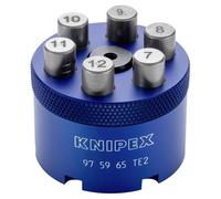 Knipex 97 59 65 TE2 Support de contact pour contacts tournés 0.14 à 6 mm²