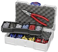 Knipex Assortiments de sertissage, Pour les embouts de câbles avec colliers en plastique Knipex Quantité:1