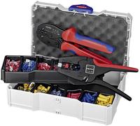 Knipex 97 90 22 Pince à sertir pour cosses isolées, pour connecteurs enfichables isolés, pour con