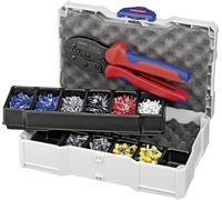 Knipex 97 90 23 97 90 23 Pince à sertir pour embouts de câble 0.25 à 6 mm² avec assortiment dembouts dans une mallette