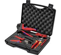 Knipex Jeux d’outils pour les installations photovoltaïques pour connecteurs solaires MC4 7 outils, 97 91 04 V01