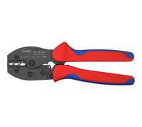 Knipex 975-236SB Pince à sertir à levier pour iso. Cosses+fiches, rouge/bleu/gris