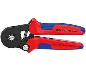 Knipex 975314 Pince À Sertir Auto-réglable Pour Embouts Avec Introduction Latérale - 180mm