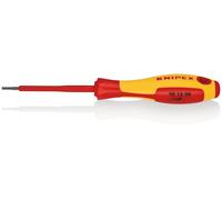 KNIPEX 98 13 20 Tournevis pour vis à six pans creux manche isolant multicomposants, testé VDE, bruni 175 mm