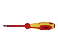 Knipex 98 25 01 VDE Tournevis cruciforme PZ 1 Longueur de la lame: 80 mm DIN EN