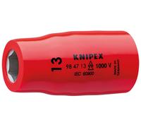 KNIPEX 98 47 13 Douille pour vis à tête hexagonale avec carré intérieur 1/2" 55 mm