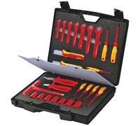 Knipex Coffret standard, 26 outils, avec outils isolés pour travailler sur des installations électriques Knipex Quantité:1