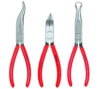 KNIPEX - 9K 00 80 12 US Tools - Lot de 3 outils à long nez (38 31 200, 38 71 200, 38 91 200) (9K008012US) Rouge