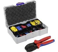 Knipex 97 90 21 Pince à sertir pour cosses isolées, pour connecteurs enfichables isolés, pour con