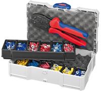 Knipex 97 90 21 Pince à sertir pour cosses isolées, pour connecteurs enfichables isolés, pour connecteurs de jonction isolés