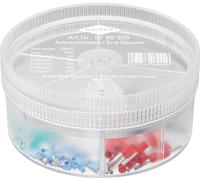 Assortiment d'embouts simples Knipex 97 99 905 0.25 mm² partiellement isolé bleu, turquoise, blanc, noir, rouge 150 pc(s)