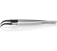 KNIPEX Brucelles avec pointes interchangeables ESD finition mate 130 mm, 92 81 03