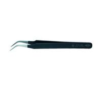 Knipex 92 38 75 ESD Pince brucelle de précision pointe en forme de faucille, courbée à 45° 120 mm
