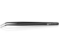 Knipex Brucelles de précision 92 34 37 – pointues, courbées à 45° – 155 mm
