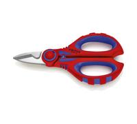KNIPEX Ciseaux d’électricien avec gaines bi-matière, renforcées de fibres de verre 160 mm, 95 05 10 SB