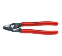Knipex ciseaux pour câbles avec ouverture. 165mm avec poignée en plastique