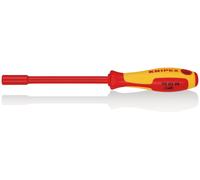 Knipex clé à douille SW 6,0mm six pans intérieur bruni manche isolant 2 composants - 98 03 06
