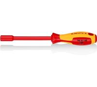 KNIPEX Clé à douilles avec poignée de tournevis isolées par, 98 03 08