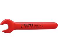 Knipex clé à fourche ouverture de clé .9 / 16 longueur 152,4mm angle 15° chrome 1000V-isolé - 98 00 9/16ZOLL