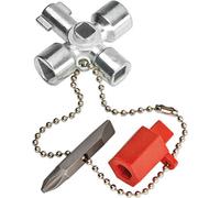 Knipex clé pour armoire électrique, modèle court en longueur 44 mm - 00 11 02