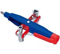 Knipex Clé pour armoires de commande, forme stylo pour toutes les armoires et systèmes de fermeture standards 145 mm - 00 11 07