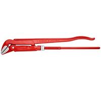 Knipex Clé serre-tubes 45° 83 20 020 — 570 mm — revêtement poudre rouge