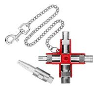 Knipex Clé universelle Construction pour toutes les armoires et systèmes de fermeture standard 96 mm, 00 11 06 V01