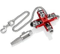 Knipex Clé universelle «Construction», pour toutes les armoires et systèmes de fermeture standard Knipex Quantité:1